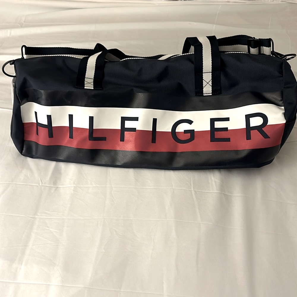 Tommy Hilfiger Vintage Navy, White & Red Duffel Bag